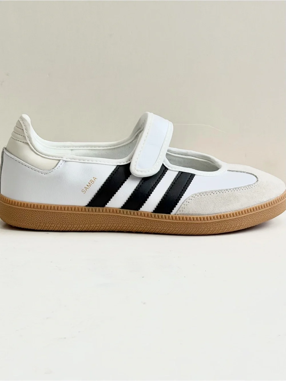 adidas Samba Mary Jane Sneakers in White, Black, Gum